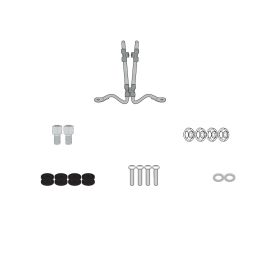 KAPPA Windshield Mounting Kit for SYM Fugue 125