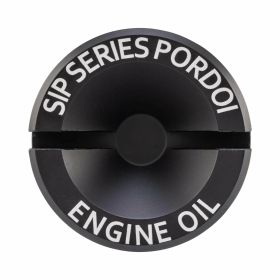 Vite riempimento olio motore SIP SERIES PORDOI nero opaco anodizzato per Vespa ET4/LX/LXV