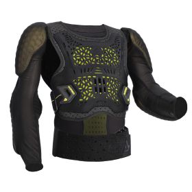 Vollständige Kinder-Latzhose ACERBIS Plasma Schwarz/Gelb