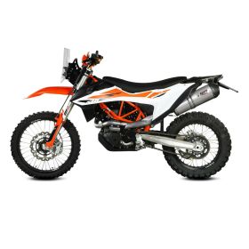 MIVV OVAL Silencieux Slip-On en titane avec embout en carbone pour KTM 690 ENDURO R