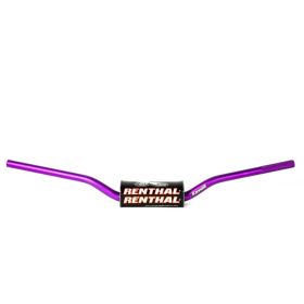 Manubrio motocross RENTHAL FATBAR viola 839 per HONDA CRF 2018>/KAWASAKI KX 2021>