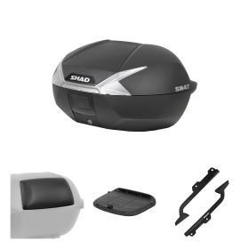 SHAD SH47 Top case kit white for DUCATI Multistrada V2