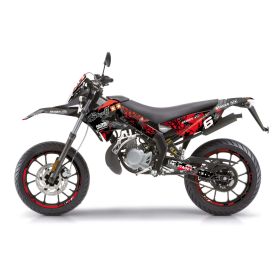 Stage6 Red/Black Graphics Kit for Derbi Xtreme 2011-2017