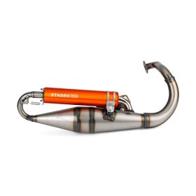 Échappement complet Stage6 Pro Replica Mk2 Orange pour Peugeot Speedfight
