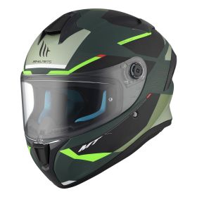 Integralhelm MT Helmets Targo S Kay C6 Schwarz Grau Grün Matt