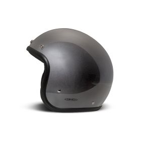 Jet Helm Cafe Racer DMD RETRO Metallic Grau