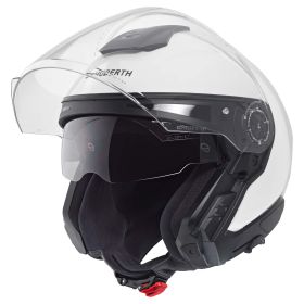 Casque jet SCHUBERTH J2 blanc brillant