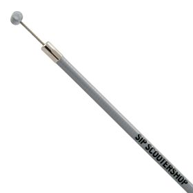 Câble d'accélérateur SIP D.1.2/6mm gris 150cm en acier inoxydable pour Lambretta 125 LI