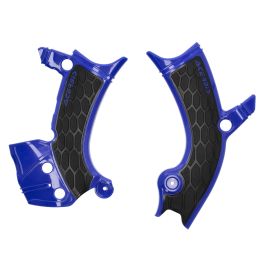 ACERBIS X-Grip Rahmenprotektor Blau/Schwarz für Yamaha