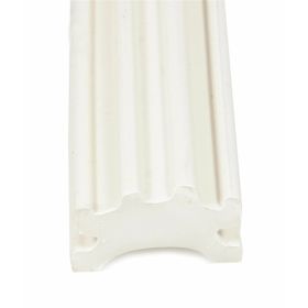 Stirsce listello pedana Repro Teile in gomma 3800x14mm bianco