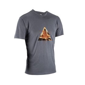 LEATT All-Mountain 2.0 MTB Shirt grau atmungsaktiv aus TENCEL™ mit T-Ärmeln