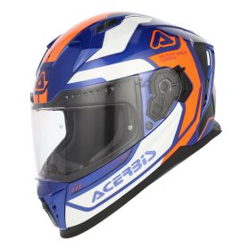 Casco integrale ACERBIS X-Way Graphic arancio/blu