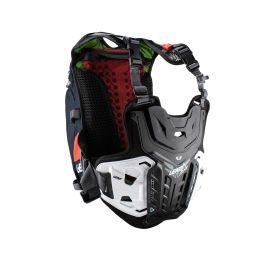 Pettorina moto LEATT Moto 4.5 Hydra nero bianco con zaino integrato