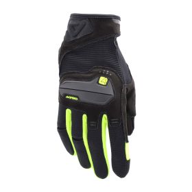 ACERBIS CE X-STREET Motorradhandschuhe Genehmigt Schwarz Gelb