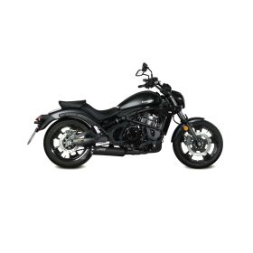 MIVV Hr-1 Noir Système d'Échappement Complet pour KAWASAKI Vulcan S