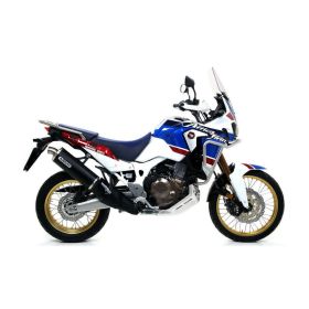 Silencieux Slip-On ARROW approuvé Maxi Race-Tech alu noir Honda Africa Twin 1000 AdvSport