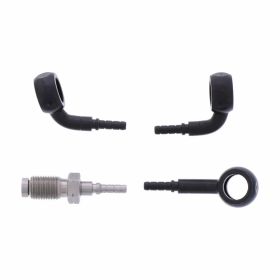 JMP 2 Bremsleitungsset aus Stahl HBF-0436-H-MBK Schwarz für BMW K 1200 RS