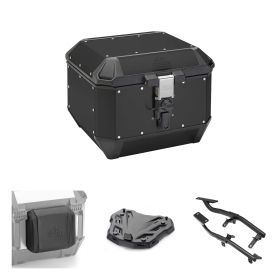 GIVI TREKKER ALASKA noir kit de top case 44L pour YAMAHA XTZ TENERE