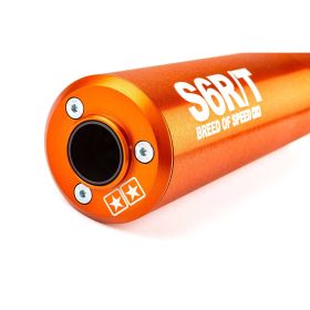 Stage6 Schalldämpfer 80/100cc Orange Rechtsmontage