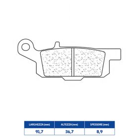 CL-BREMSEN gesinterte Bremsbeläge für YAMAHA
