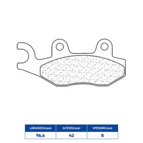 CL BRAKES 3087MSC Bremsbelagsatz Sintermaterial