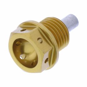 Tappo scarico olio racing JMP magnetico M12X1,50 12mm oro