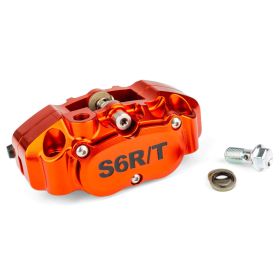 Stage6 R/T MK2 Racing 4 Piston Radial Brake Claw Orange