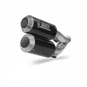 MIVV Mk3 Silencieux en carbone Slip-on Double pour DUCATI Monster 821