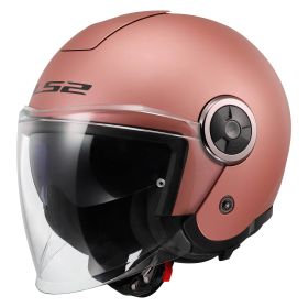 Casco Jet LS2 OF620 CLASSY Solid Oro Rosa Opaco