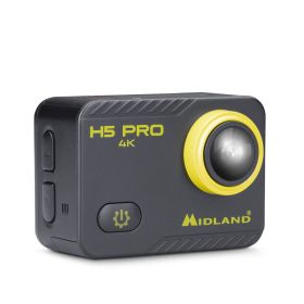 MIDLAND H5 PRO 4K Wi-Fi Action Cam mit Halterung und wasserdichtem Gehäuse