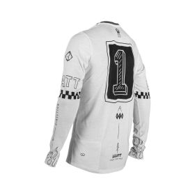 LEATT Gravity 3.0 T-shirt technique à manches longues MTB crème blanche respirante