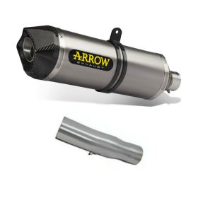 Marmitta Slip-On racing ARROW Race Tech alluminio carby cap e raccordo per BMW c 650 sport