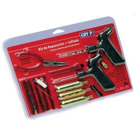 Kit di riparazione foratura gryyp k001 gomma turafalle moto scooter