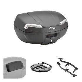 Kit bauletto GIVI E46 RIVIERA TECH nero per YAMAHA FZS 600 Fazer