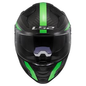 Casques Integraux LS2 FF811 VECTOR II CARBON Grid Vert Fluorescent Opaque