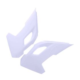 POLISPORT white radiator side panels for Husqvarna