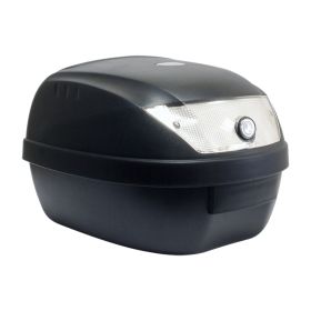 S-Line Matte Black Top Case 28 Liters with Universal Plate