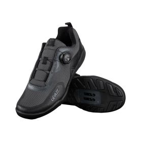 LEATT 6.0 Clip MTB Shoes Black Trail with ATOP System and RideGrip Sole