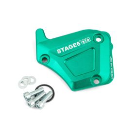 Coperchio pompa olio STAGE6 alu turchese DERBI