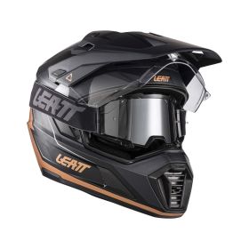 Casco enduro LEATT ADV 7.5 Polymer nero bronzo con maschera 2.5