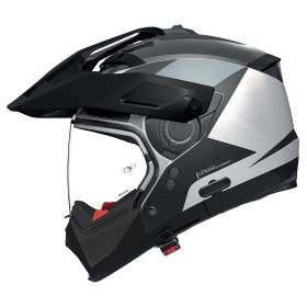 Casque enduro modulable NOLAN N70-2 X Turbine 349 blanc noir