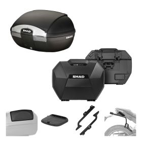 SHAD Complete kit SH45 black and SH38X carbon for BMW S 1000 XR