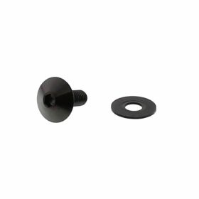 JMP Schlitzschraube Edelstahl M6x1 16mm anodisiert