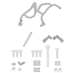 KAPPA Schwarzes Tubular Paramotor für HONDA