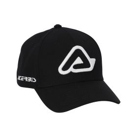 Cappellino ACERBIS nero/bianco in cotone con logo