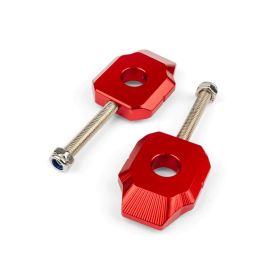 STR8 chain tensioner pair red DERBI 12mm