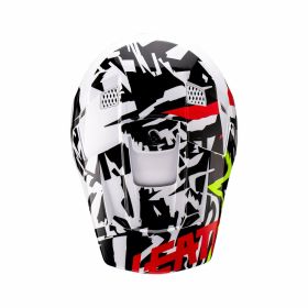 Frontino casco moto bambino LEATT zebra per casco 3.5 taglia XS/S