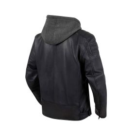 REBELHORN IMPALA Black Leather Men's Motorcycle Jacket