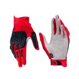 LEATT Moto 4.5 Lite Summer gloves red black lightweight and non-slip