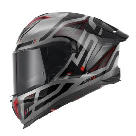 GIVI 50.3 Quasar Integralhelm schwarz Titan rot